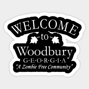 Welcome to Woodbury Sticker